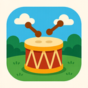 icon_travel_drum_rounded icon preview