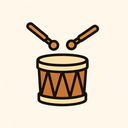icon_travel_drum_simplified icon preview