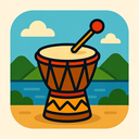 icon_travel_drum_tribal icon preview