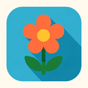 icon_travel_flower_flat_design icon preview
