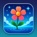 icon_travel_flower_futuristic icon preview