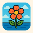 icon_travel_flower_iconic icon preview