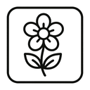 icon_travel_flower_line_art icon preview