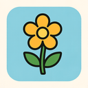 icon_travel_flower_simplified icon preview