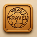 icon_travel_globe_embossed icon preview