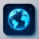 icon_travel_globe_futuristic icon preview