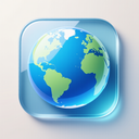 icon_travel_globe_glassy icon preview