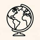 icon_travel_globe_line_art icon preview