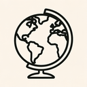 icon_travel_globe_minimal_outline icon preview