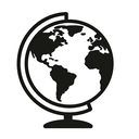 icon_travel_globe_monochrome icon preview