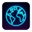 icon_travel_globe_neon icon preview