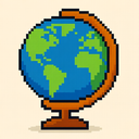 icon_travel_globe_pixel_art icon preview