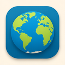 icon_travel_globe_rounded icon preview