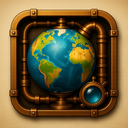 icon_travel_globe_steampunk icon preview