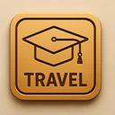 icon_travel_graduation_cap_embossed icon preview