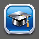 icon_travel_graduation_cap_metallic icon preview