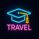 icon_travel_graduation_cap_neon icon preview