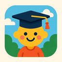 icon_travel_graduation_cap_playful icon preview