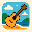 icon_travel_guitar_asymmetrical icon preview