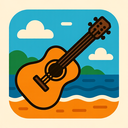 icon_travel_guitar_bold icon preview