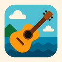 icon_travel_guitar_geometric icon preview