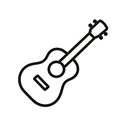 icon_travel_guitar_line_art icon preview