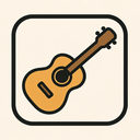 icon_travel_guitar_minimalist icon preview
