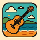 icon_travel_guitar_retro icon preview
