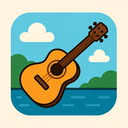 icon_travel_guitar_vector icon preview