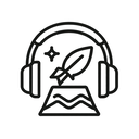 icon_travel_headphones_minimal_outline icon preview