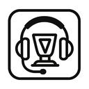 icon_travel_headphones_monochrome icon preview