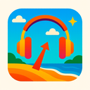 icon_travel_headphones_vibrant_colors icon preview
