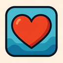 icon_travel_heart_bold icon preview