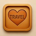 icon_travel_heart_embossed icon preview