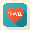 icon_travel_heart_flat_design icon preview