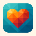 icon_travel_heart_geometric icon preview