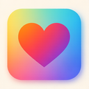icon_travel_heart_gradient icon preview