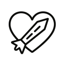 icon_travel_heart_minimal_outline icon preview