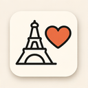 icon_travel_heart_minimalist icon preview