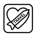 icon_travel_heart_monochrome icon preview