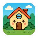 icon_travel_house_cartoon icon preview