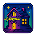 icon_travel_house_cyberpunk icon preview