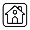 icon_travel_house_monochrome icon preview