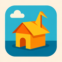 icon_travel_house_origami icon preview