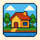 icon_travel_house_pixel_art icon preview