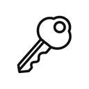 icon_travel_key_minimal_outline icon preview