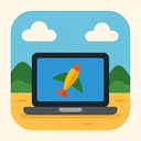 icon_travel_laptop_flat_design icon preview