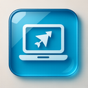icon_travel_laptop_glassy icon preview