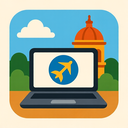 icon_travel_laptop_iconic icon preview