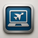 icon_travel_laptop_metallic icon preview